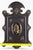Small Louis Philippe Black Wooden Wall Hanging Key Cabinet, 1890s For Sale - Image 18 of 18