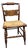 1920s–1930s L. Hitchcock Stenciled Side Chair With Rush Seat For Sale