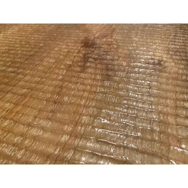 Andrianna Shamaris Impressive Hand Carved Teak Wood Dining Table or Console For Sale - Image 14 of 18