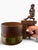 19th Century Slovak Črpák Shepherd’s Whey Cup With Figural Carved Handle For Sale - Image 12 of 17