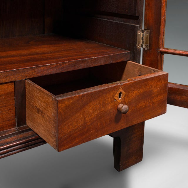 Antique Astragal Glazed Bookcase, English, Display Book Cabinet, Victorian, 1880 For Sale - Image 12 of 12