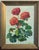 Signed Midcentury Geranium Painting, Framed For Sale - Image 9 of 9