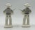 Metal 1990s Emilia Castillo "The Couple" Bisque Porcelain & Sterling Silver Salt Cellars - 4 pcs For Sale - Image 7 of 18