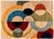 Hand-knotted in wool on a cotton foundation, this 6x9 vintage French rug draws inspiration from the pioneering work of...