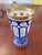 Art Nouveau Antique Bohemian Glass Moser Goblet Triple Overlay For Sale - Image 3 of 6