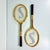 Spaulding & Company 1980s Vintage Martina Navratilova Signature Spaulding Tennis Racket - A Pair For Sale - Image 4 of 12