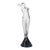 Elio Raffaeli for Salviati Murano Glass Clear Sculpture of a Figurative Woman For Sale