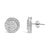 Haus of Brilliance .925 Sterling Silver 3/4 Cttw Diamond Composite and Halo Stud Earrings (H-I Color, SI1-SI2 Clarity) For Sale - Image 4 of 4