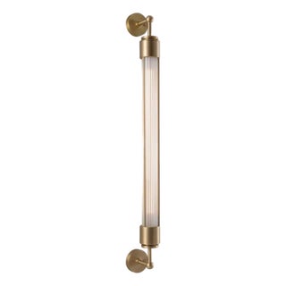 Contemporary Tekna Kembleford Large Double Wall Light in Sateen Brass For Sale