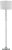 60-Inch H Street Floor Lamp - Clear & Chrome For Sale In Philadelphia - Image 6 of 6