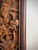 Striking Vintage Chinese Teak Relief Carving Wall Panel Chinoiserie Hollywood Regency Asian Wall Sculpture For Sale - Image 10 of 12