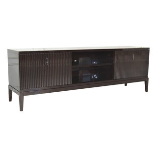 Italian TV Sideboard in Ebony Brown Color with Drawers from Kabinet For Sale