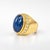 Late 20th Century Late 20th Century Estate 4ct Cabochon Sapphire & Diamond Ring, Size 7 For Sale - Image 5 of 6