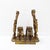 Antique Gilt-Bronze Andirons Depicting Rampant Lions, Set of 2 For Sale - Image 11 of 17