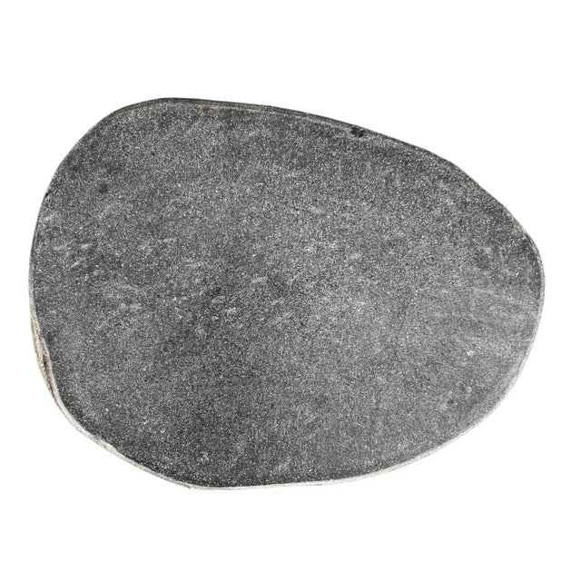 Vintage Boulder Outdoor Rustic Stool Side Table For Sale - Image 4 of 5