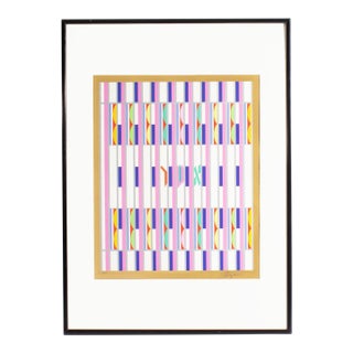“Twelve Tribes of Israel: Asher” Serigraph Print by Yaacov Agam For Sale