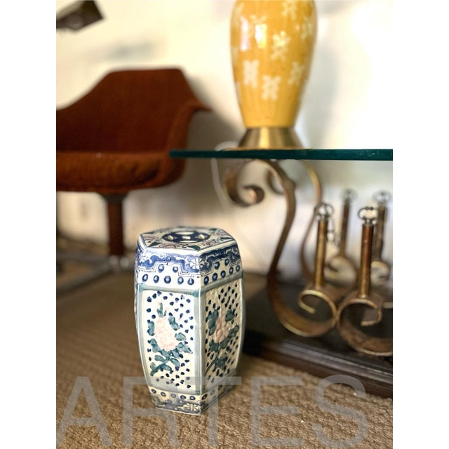 Vintage Chinese Hand-Painted Garden Stool For Sale - Image 10 of 10