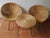 Wood Rattan Armchairs and Coffee Table, Italy, 1950s, Set of 3 For Sale - Image 7 of 8
