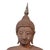 Thai Sukhothai-style bronze standing Buddha garden figure, cataloged as circa 1920. The slender, gently swaying figure is...