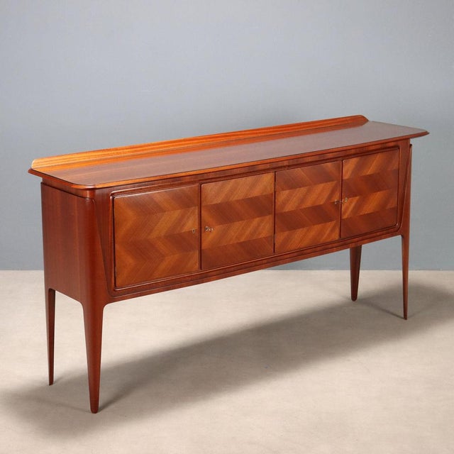 Vintage Sideboard in Mahogany, 1950s For Sale - Image 10 of 10