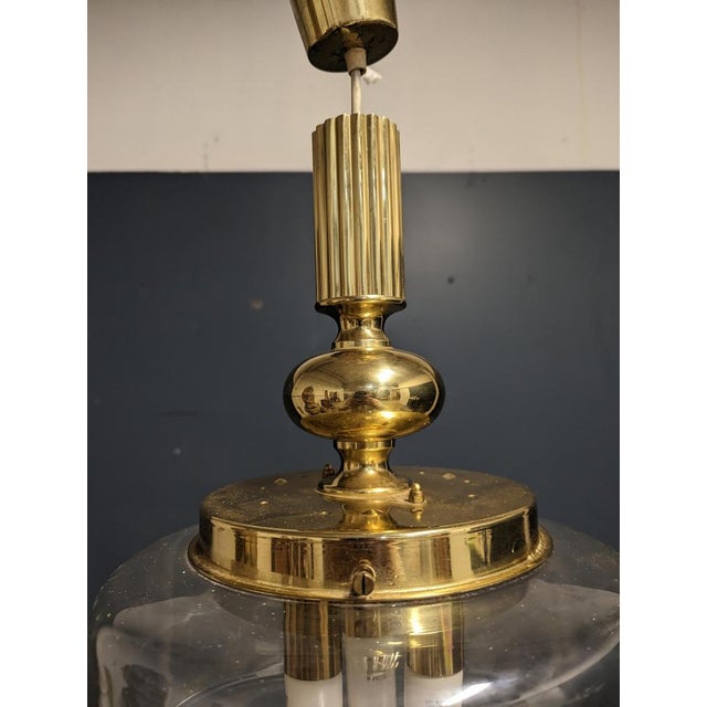 Brass Pendant Lamp, 1970s For Sale - Image 3 of 5