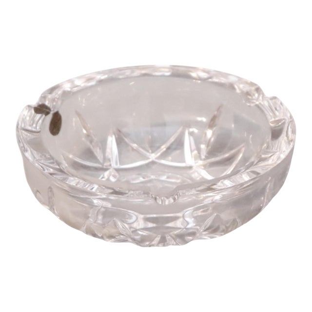 Italian Royal Crystal Rock Ashtray For Sale