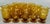 Mid-Century Modern Set of 12 Vintage Mid Century Morgantown Amber Crinkled Glasses For Sale - Image 3 of 9