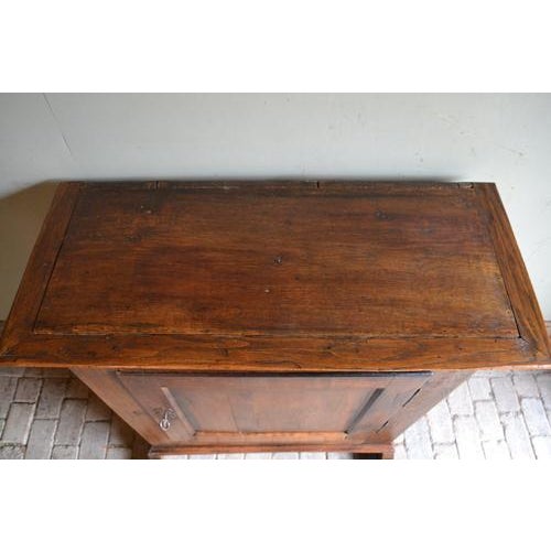 Wood Antique Oak Single-Door Spindle Cupboard. For Sale - Image 7 of 12