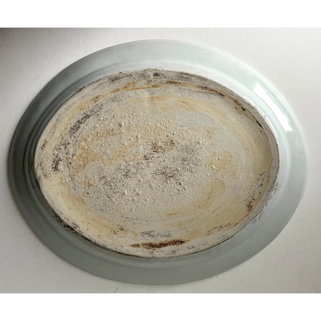 Antique Chinese Fitzhugh Blue & White 17" Platter For Sale - Image 4 of 8