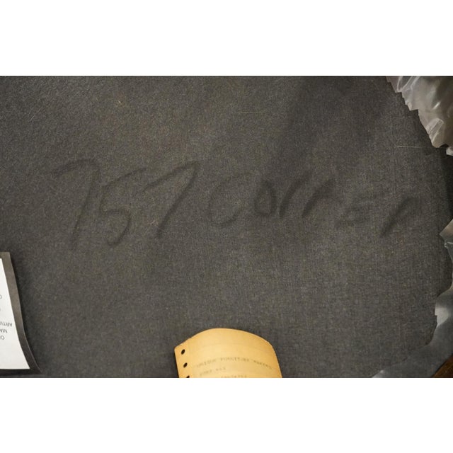 Unique Furniture Contemporary Modern Asian Inspired Dining Arm Chair For Sale - Image 10 of 10