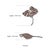 Tutti Frutti 8Ct Multi Gem & Diamond Ginkgo Leaf Brooch Pendant in Oxidized Sterling Silver For Sale - Image 11 of 14