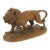 Antique French School Lion Cast Bronze Sculpture For Sale