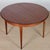 Scandinavian Round Extendable Dining Table in Teak, 1960 For Sale - Image 3 of 9