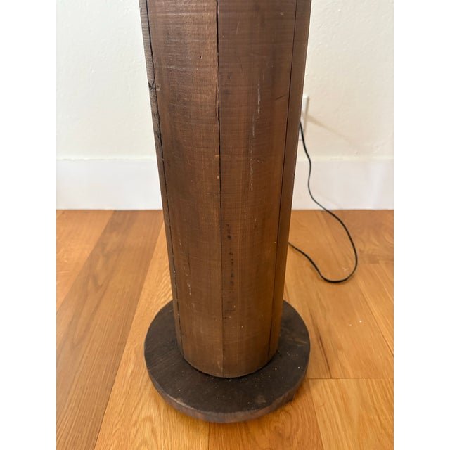 Industrial Floor Lamp Made From Repurposed Old Conveyor Belt For Sale - Image 10 of 12