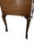French Louis XV Style Triple Oval Mirror Walnut Vanity & Chair For Sale - Image 13 of 17