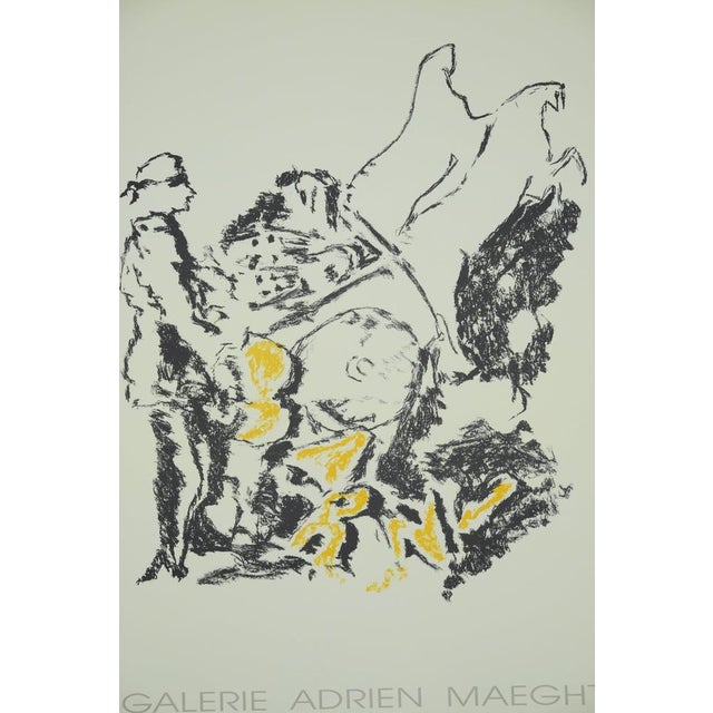 Roberto Barni (1939) Exhibition 88, Galerie Maeght Original color lithograph poster On poster paper, 51 x 70 cm (approx....