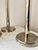 Silver Vintage Art Deco Modernist Chrome Candlesticks, 1930s, Set of 3 For Sale - Image 8 of 17