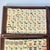 Antique Chinese Boho Chic Chinoiserie Mahjong Game Set, Rosewood & Brass Box. For Sale - Image 6 of 15