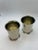 Metal Late 20th Century Match Pewter Italian Footed Tumblers by Giorgio Tabellini – Pair For Sale - Image 7 of 7