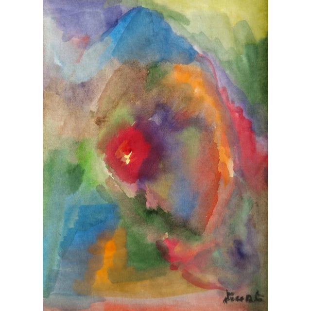 Mariam Khachatryan, Icone, 1993, Watercolor on Paper, Framed For Sale - Image 4 of 4