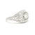 Stones: diamond old european cut / transitional / single cut 1.75 - 4.3 mm approximately 1.28 total carats GI color / VS2...
