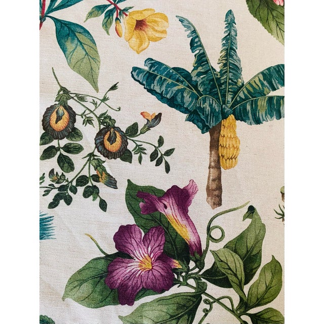 Linen P/Kaufmann Upholstery Fabric Bel Amour Linen/Cotton, 2 Yds For Sale - Image 8 of 9