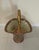 Asian Antique Royal Satsuma Pottery Basket Vase For Sale - Image 3 of 6
