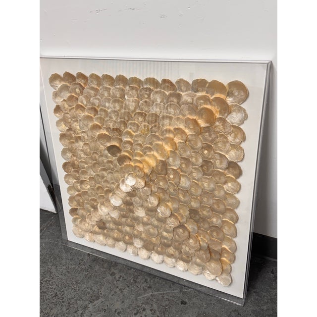 Restoration Hardware Capiz Shell Art Panel For Sale - Image 9 of 12