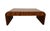 Chestnut Early 20th Century Art Deco Brazilian Rosewood Veneer Waterfall Six-Drawer Coffee Table For Sale - Image 8 of 14
