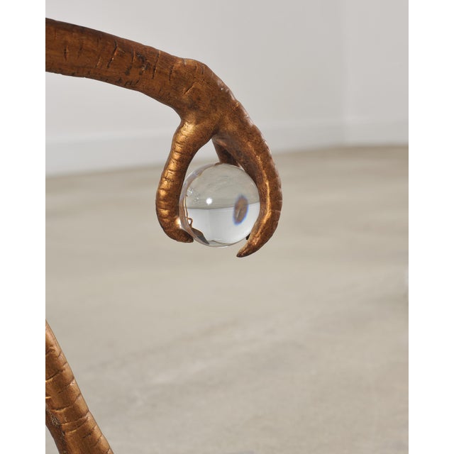 Gilt Resin and Lucite Ibis Table Lamps by Cyan Design - a Pair For Sale - Image 17 of 18
