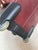 Embossed Crocodile Leather Trolley Luggage, Maroon For Sale - Image 12 of 13