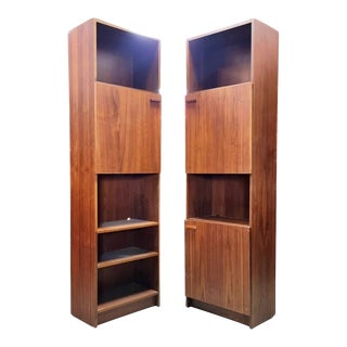 1970s Vintage Teak Bookshelves - a Pair For Sale