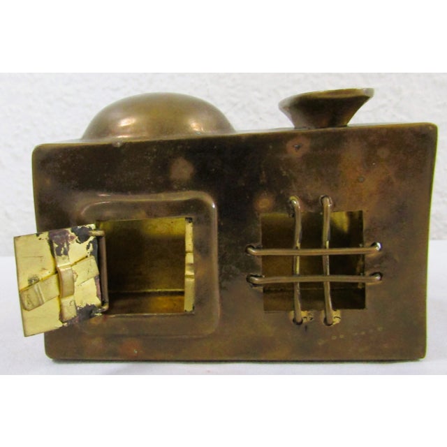 Persian Mid 19th Century Persian Brass Tzedakah Justice or Charity Box For Sale - Image 3 of 12