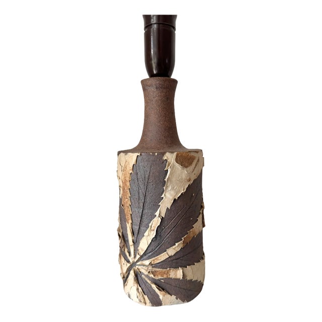 Stoneware Table Lamp from Bodil Marie Nielsen, 1970s For Sale